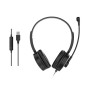Equip 245301 cuffia e auricolare Cablato A Padiglione Musica e Chiamate Nero