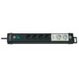 Brennenstuhl 1951160600 prolunghe e multiple 3 m 6 presa(e) AC Nero