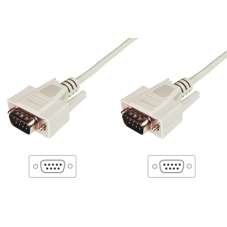 Digitus Cavo di estensione trasferimento dati, D-Sub9/M - D-Sub9/M, (AK-610107-030-E)