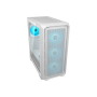 COUGAR CASE MINI TOWER MX600 MINI V2 PRO BIANCO 3x120 + 1x120 ARGB supp 360 (CGR-2TC9W-PRO)