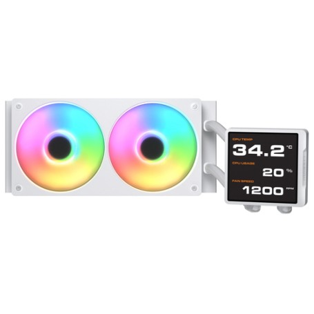 COUGAR Poseidon Vistek Pro ARGB 240 Processore Raffreddatore di liquidi tutto in uno 12 cm Bianco (CGR-PSDVPRGB-W-240)