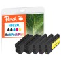 Peach PI300-1006 cartuccia d'inchiostro 5 pz Compatibile Resa elevata (XL) Nero, Ciano, Magenta, Giallo