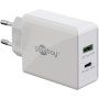 USB-C PD Dual-Schnellladegert 30 Watt (wei, 1x USB-A, 1x USB-C PD) (61674)