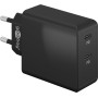 USB-C Dual-Schnellladegert 36 Watt (schwarz, 2x USB-C, Power Delivery) (61757)