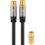 Wentronic 70384 cavo coassiale 5 m Nero (70384)