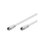 Mercodan RG59, 5m cavo coassiale Bianco (11725)