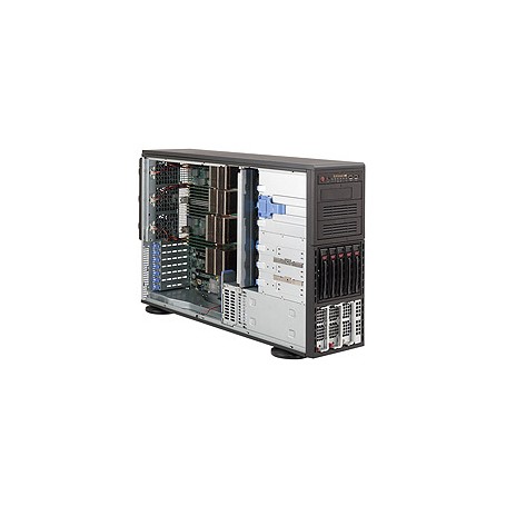 Supermicro 8046B-6RF Intel® 7500 LGA 1567 (Socket LS) Armadio (4U) Nero (SYS-8046B-6RF)