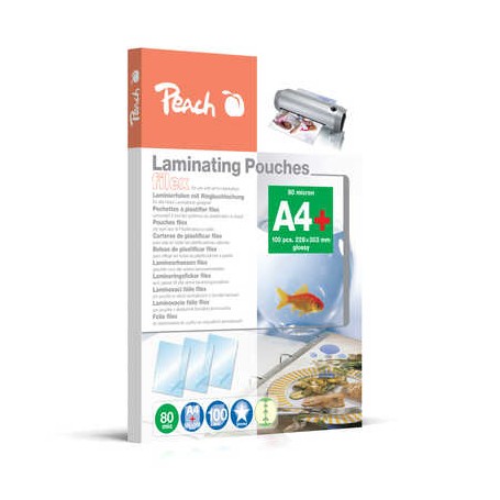 Peach 510970 pellicola per plastificatrice 100 pz (S-PP580-21)