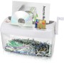 Peach PS300-21 distruggi documenti Triturazione incrociata 21,6 cm Trasparente, Bianco
