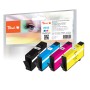 Peach PI300-970 cartuccia d'inchiostro 4 pz Compatibile Resa standard Nero, Ciano, Magenta, Giallo