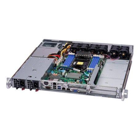Supermicro SYS-111E-FWTR sistema barebone per server Intel C741 LGA 4677 (Socket E) Rack (1U) Argento