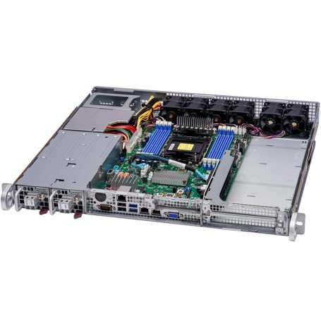 Supermicro SYS-111E-FDWTR sistema barebone per server Intel C741 LGA 4677 (Socket E) Rack (1U) Argento