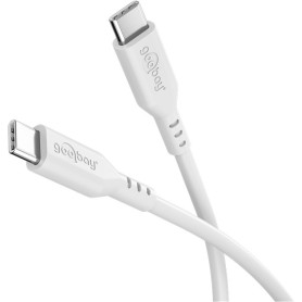 Goobay 77743 cavo USB USB 2.0 1,5 m USB C Bianco
