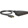 HDMI-Umschaltbox 3 auf 1 (4K @ 60Hz), HDMI Switch (schwarz, 55cm Kabel) (58488)