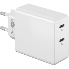 USB-C Dual-Schnellladegert 36 Watt (wei, 2x USB-C, Power Delivery) (61758)