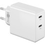USB-C Dual-Schnellladegert 36 Watt (wei, 2x USB-C, Power Delivery) (61758)