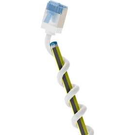 Ultraflexibles Cat.6a Patchkabel slim, U/FTP (wei, 1 Meter, extrakurze Stecker) (74332)