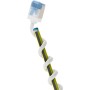 Ultraflexibles Cat.6a Patchkabel slim, U/FTP (wei, 1 Meter, extrakurze Stecker) (74332)