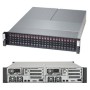 Supermicro SuperStorage 2028R-DE2CR24L Intel® C612 LGA 2011 (Socket R) Armadio (2U) Nero (SSG-2028R-DE2CR24L)