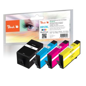 Peach PI300-977 cartuccia d'inchiostro 4 pz Compatibile Resa elevata (XL) Nero, Ciano, Magenta, Giallo