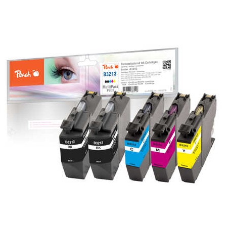 Peach PI500-267 cartuccia d'inchiostro 5 pz Compatibile Nero, Ciano, Magenta, Giallo