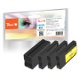 Peach PI300-998 cartuccia d'inchiostro 4 pz Compatibile Resa standard Nero, Ciano, Magenta, Giallo