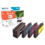 Peach PI300-728 cartuccia d'inchiostro 4 pz Compatibile Resa elevata (XL) Nero, Ciano, Magenta, Giallo