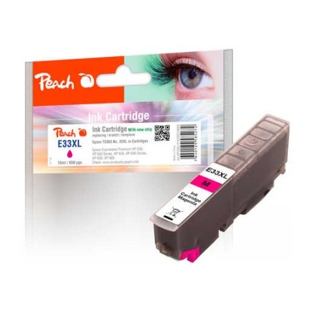 Peach PI200-419 cartuccia d'inchiostro Resa elevata (XL) Magenta