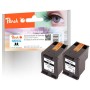 Peach PI300-485 cartuccia d'inchiostro 2 pz Compatibile Resa elevata (XL) Nero