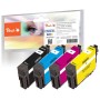 Peach PI200-841 cartuccia d'inchiostro 4 pz Compatibile Nero, Ciano, Magenta, Giallo