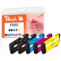 Peach 320265 cartuccia d'inchiostro 5 pz Compatibile Resa elevata (XL) Nero, Ciano, Magenta, Giallo