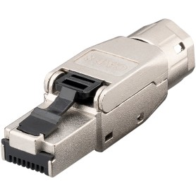 Goobay 61130 cavo di collegamento RJ-45 Metallico