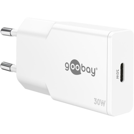 Goobay Slim Universale Bianco AC Ricarica rapida Interno (75736)