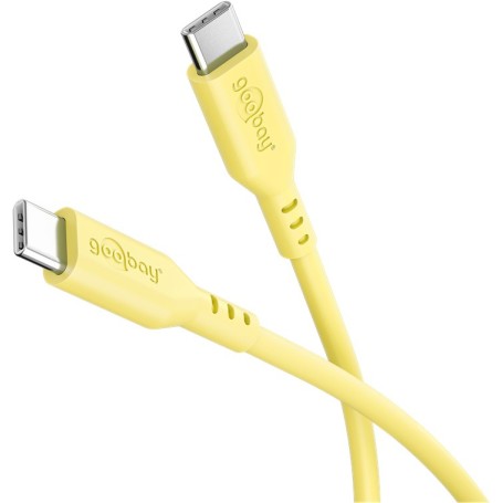 Goobay 77742 cavo USB USB 2.0 1,5 m USB C Giallo