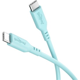 Goobay 77744 cavo USB USB 2.0 1,5 m USB C Turchese