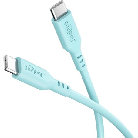 Goobay 77744 cavo USB USB 2.0 1,5 m USB C Turchese