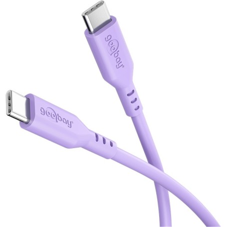 Goobay 77745 cavo USB USB 2.0 1,5 m USB C Viola