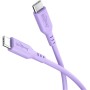 Goobay 77745 cavo USB USB 2.0 1,5 m USB C Viola