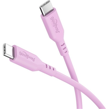 Goobay 77746 cavo USB USB 2.0 1,5 m USB C Rosa
