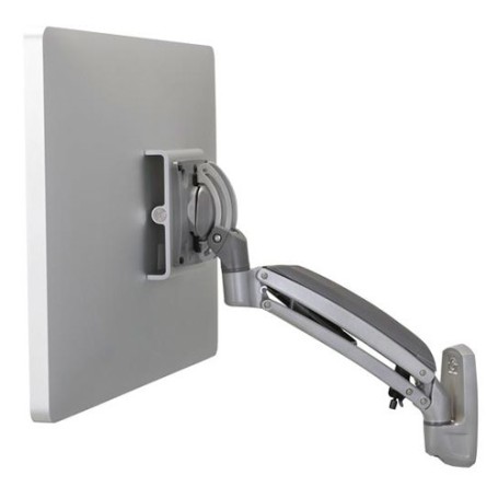 ITB CHK1W110S Supporti a parete per TV 76,2 cm (30") Scrivania Argento