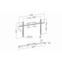 ITB ER182051/1 Supporti a parete per TV 2,49 m (98") Pavimento Argento