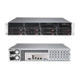 Supermicro SuperServer 6028R-TR Intel® C612 LGA 2011 (Socket R) Armadio (2U) Nero (SYS-6028R-TR)