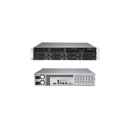 Supermicro SuperServer 6028R-TR Intel® C612 LGA 2011 (Socket R) Armadio (2U) Nero (SYS-6028R-TR)