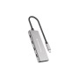 Conceptronic HUBBIES16G hub di interfaccia USB 3.2 Gen 2 (3.1 Gen 2) Type-C 10000 Mbit/s Grigio