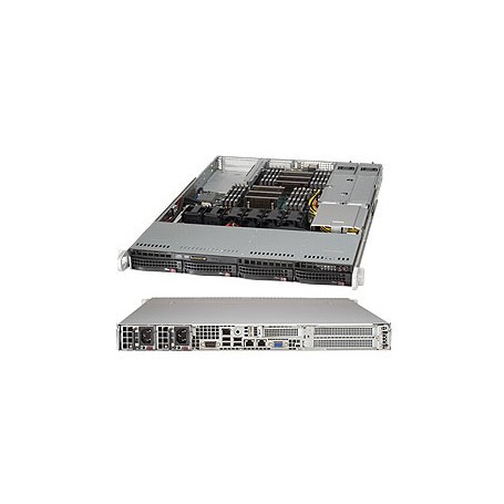 Supermicro SuperServer 6018R-WTR Intel® C612 LGA 2011 (Socket R) Rack (1U) Nero (SYS-6018R-WTR)