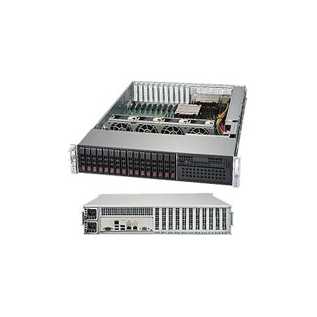 Supermicro SuperServer 2028R-TXR Intel® C612 LGA 2011 (Socket R) Armadio (2U) Nero (SYS-2028R-TXR)