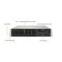 Supermicro SuperServer 2028R-TXR Intel® C612 LGA 2011 (Socket R) Armadio (2U) Nero (SYS-2028R-TXR)