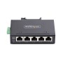 StarTech.com Switch di Rete Industriale non gestito a 5 porte, 100/1000 Ethernet, montaggio su guida DIN/parete, Switch Gigabit  (I51G-ETHERNET-SWITCH)