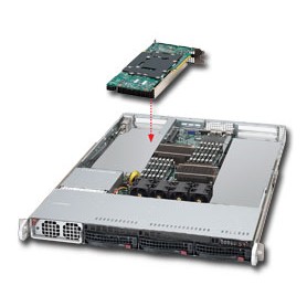 Supermicro SYS-6016T-GIBQF sistema barebone per server Intel® 5520 Socket B (LGA 1366) Rack (1U) Nero (SYS-6016T-GiBQF)