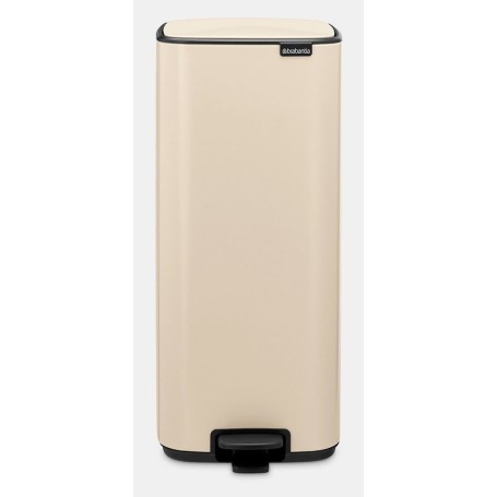 Brabantia Bo Pedal Bin 30 L Rettangolare Acciaio Beige (238123)